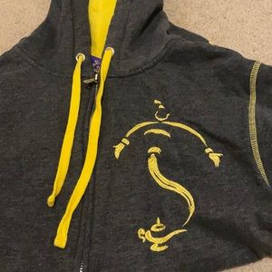Small Disney Aladdin zip up sweater with hoodie